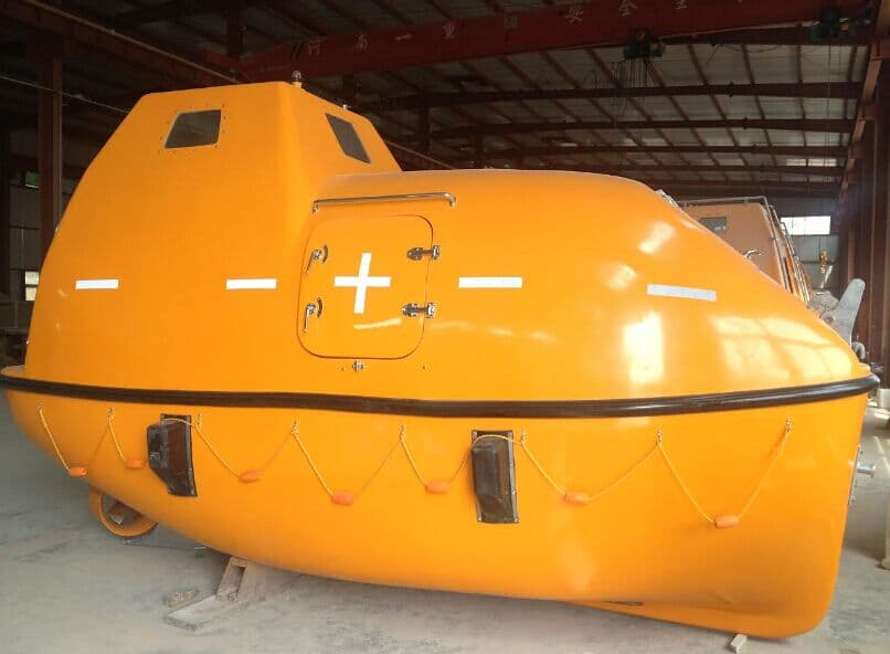 FRP Totally enclosed lifeboat_rescue boat with SOLAS
